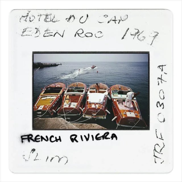 Hotel Du Cap Eden Roc Slide 1969 Slide of a photograph showing Waterskiing from the Hotel Du Cap-Eden-Roc in Cap...