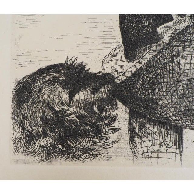 Edouard Manet, The Child with the Dog, Original Etching, 1860 For Sale - Image 6 of 7