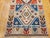 Vintage Turkish Tribal Kilim Runner, Handwoven Wool, Geometric Caucasian Pattern, Blue & Red, 3x8 For Sale - Image 10 of 17