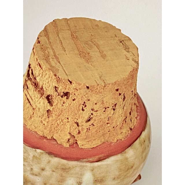Ceramic Ceramic Pot or Bottle in Brown, France, 1960 For Sale - Image 7 of 12