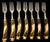 1950s Vintage Anton Wingen Jr. Solingen “Othello” Stag Antler Knife & Fork Set Service for Eight - 16 pcs For Sale - Image 5 of 18