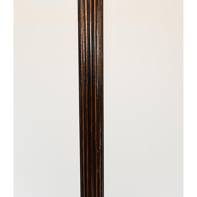 Antique Carved Mahogany Floor Lamp For Sale - Image 5 of 7