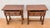 Mid-Century Spanish Wood Bedside Tables with Paneled Drawers, 1960, Set of 2 For Sale - Image 4 of 11