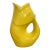 Yellow GurglePot Fish Pitcher Ceramic Vase 2006 Coastal For Sale