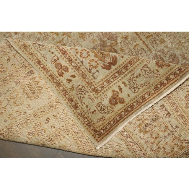 Textile Antique Zabihi Collection Persian Tabriz Carpet For Sale - Image 7 of 10