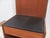 Vintage teak, black glass and brass floating nightstand or entry shelf made by GETAMA and designed by Hans Wegner. Danish...