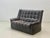 Vintage Black Leather Sofa, 1970s For Sale - Image 9 of 15