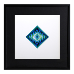 Victor Vasarely, Rhombus, Offset Lithograph