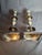 Antique Norblin Warszawa Silverplate Shabbat Candlesticks 12" Rose Judaica Pair 1890 For Sale - Image 13 of 18