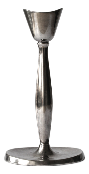 Silver-Plated Candlestick by Carl M. Cohr, Denmark, 1960s