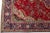 1960s Vintage Persian Tabriz Handmade Medallion Red Wool Rug For Sale - Image 4 of 7