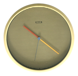 Vintage Wall Clock from Philips, 1970s
