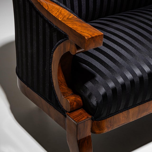 Black Biedermeier Sofa, Austria, 1830s For Sale - Image 8 of 11