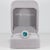 Modern 4.7Ct Cambodian Blue Zircon Ring With Natural Diamond Accents: Solid 14k Gold, Size 6.75 For Sale - Image 3 of 9