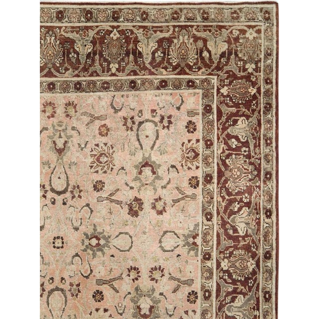 Galerie Shabab Collection Early 20th Century Persian Tabriz Carpet For Sale - Image 4 of 10