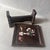 Wood Vintage Chinese Rosewood Table Screen With Mother of Pearl "Antiques" Inlay For Sale - Image 7 of 9