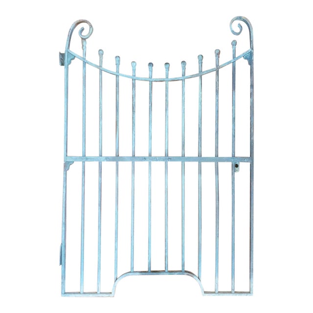 20th Century Verdigris Bronze Bank Postal Teller Gate by Syracuse Wireworks For Sale
