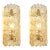 Pair of Mid-Century Mottled Honey Glass Sconces by Carl Fagerlund for Orrefors For Sale