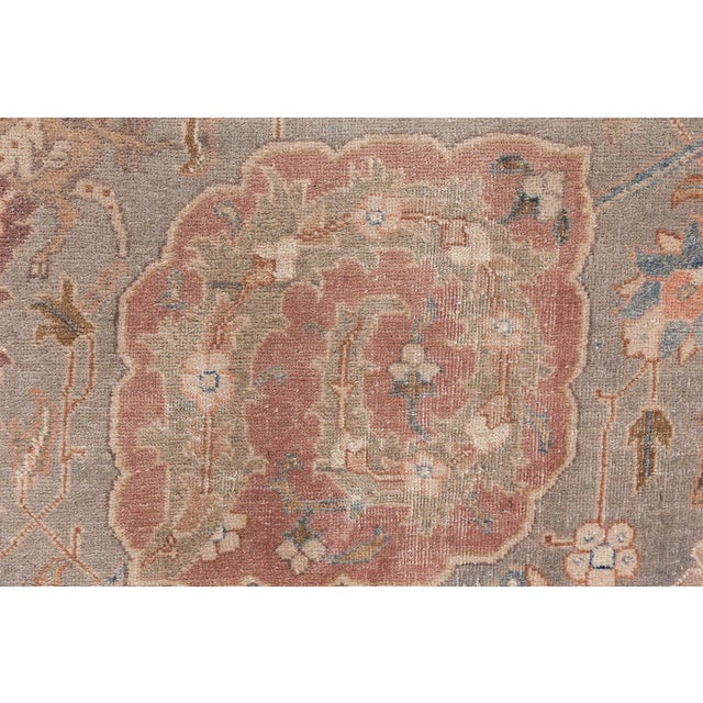 Beige 1920s Tabriz Rug For Sale - Image 8 of 11