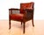 A gorgeous, fine and extremely rare mahogany and leather Regency bergere library armchair in fabulous antique condition....