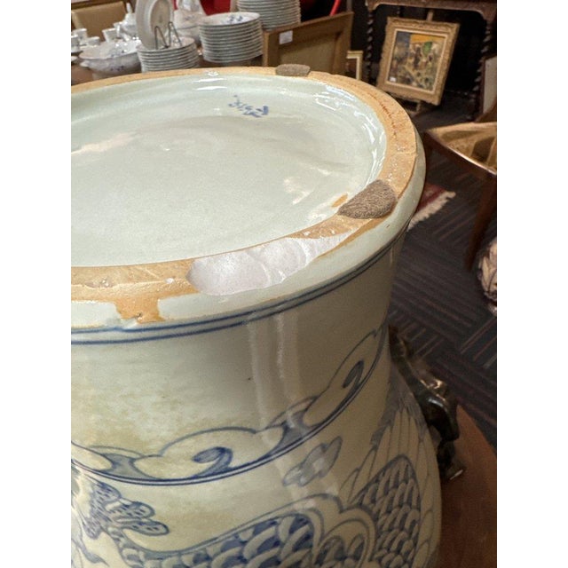 Large Dragon Vase, South Korea, 1970s For Sale - Image 6 of 9