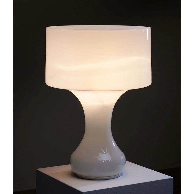 Sebenica Table Lamp by Enrico Capuzzo for Vistosi, 1960s, in Flawless conditions. Designed 1960 to 1969 This piece has an...