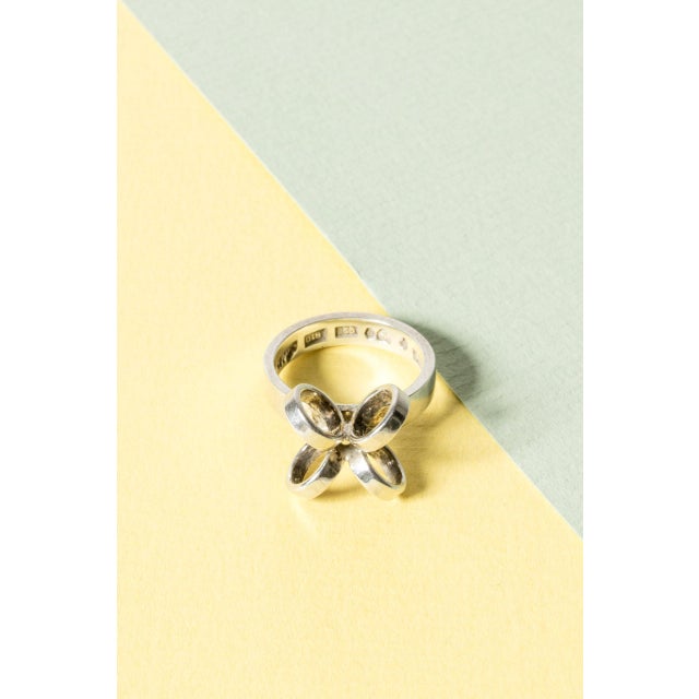 Mid-Century Modern Silver Ring by Cecilia Johansson, 1976 For Sale - Image 3 of 7