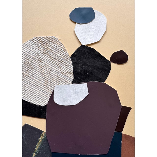 "Memorabilia 1" Original Mixed-Media Collage on Paper by Zac Woodiel For Sale - Image 4 of 9