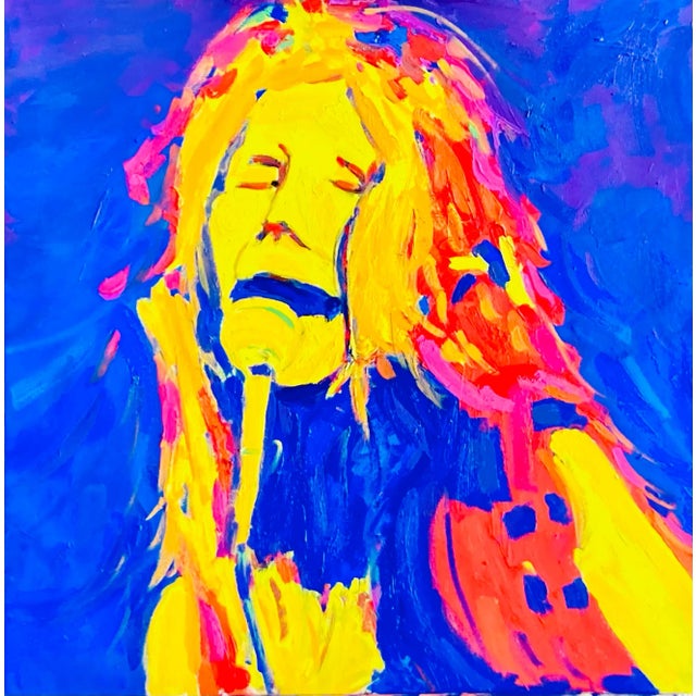 Modern Narratives Collection — Pop Art Portrait (24″×24″, Original Oil on Canvas) For Sale