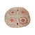 Round Suzani Embroidered Tablecloth For Sale - Image 4 of 5