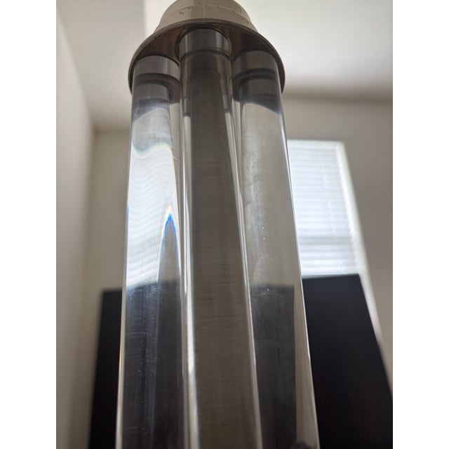 Restoration Hardware Vintage Glass Rod Floor Lamp For Sale - Image 11 of 16