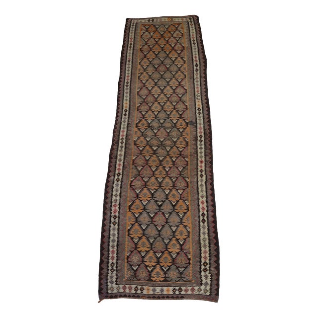 Caucasian Kilim Rug, 1920s For Sale