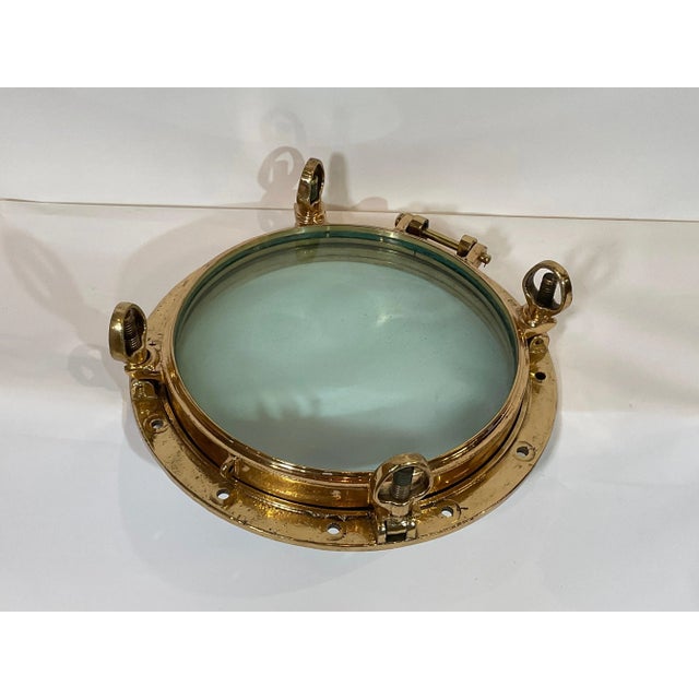 Solid Brass Ships Porthole For Sale In Boston - Image 6 of 8