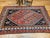 Vintage Persian Qashqai Tribal Area Rug, Hand-Knotted Wool, Geometric Pattern, 5x7, Rust & Navy For Sale In Chicago - Image 6 of 16