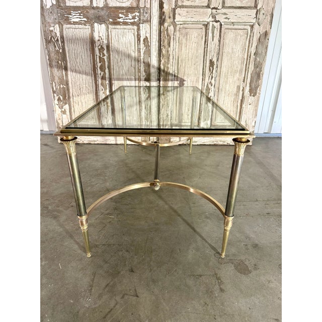 Metal Vintage Bronze Coffee Table, 1960s For Sale - Image 7 of 16
