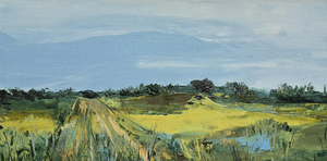 Monika Rossa, Horizontal Landscape, 2025, Oil on Canvas