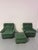 Armchairs and Poufs from Cinova, 1960s, Set of 3 For Sale - Image 9 of 9
