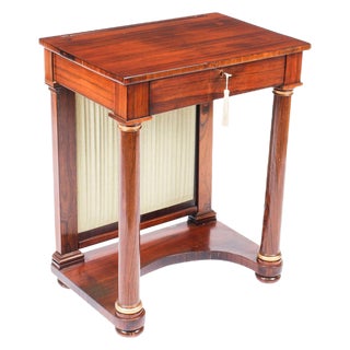 English Empire Console or Writing Table, 19th Century For Sale