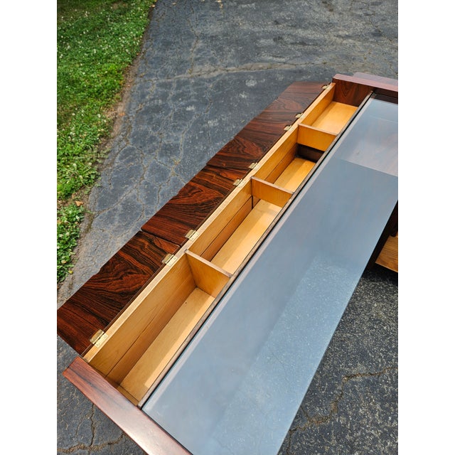 Mid 20th Century Gilbert Rohde for Herman Miller No. 3770 Rosewood Vanity, C. 1940 For Sale - Image 5 of 7