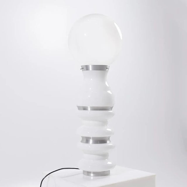 Mid 20th Century Carlo Nason Mid Century Murano Glass Lamp For Sale - Image 5 of 12