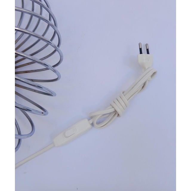 Vintage Space Age Chrome Table Lamp by Goffredo Reggiani for Reggiani, 1970s For Sale - Image 3 of 9