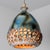 Green Blue Ceramic Pendant Light, Denmark, 1970s For Sale - Image 17 of 18