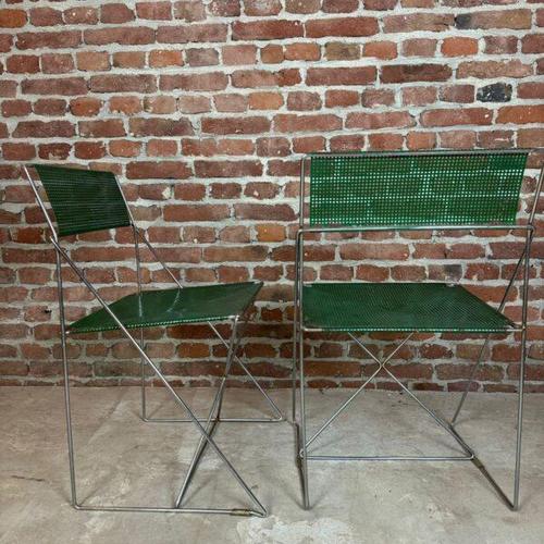 Set of Four "X-Line" Chairs by Niels Jørgen Haugesen for Magis – (1977)