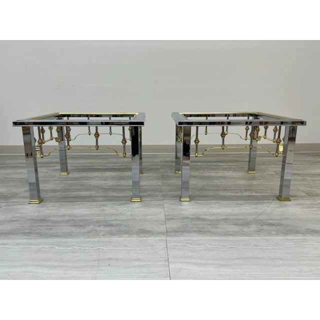 -MANUFACTURE: Manner Of Mastercraft -IN THE STYLE OF: Mid-Century Modern -DATE OF MANUFACTURE: 1970's -MATERIALS TOP:...