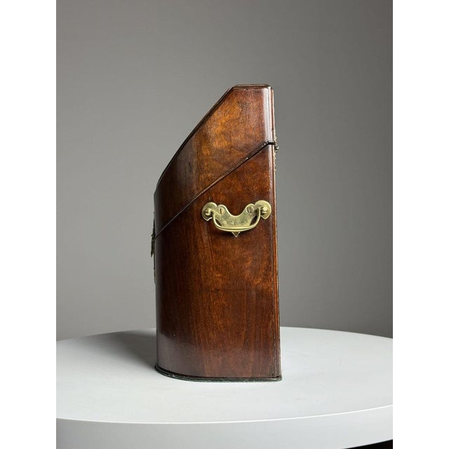 English Mahogany Letter Holder For Sale - Image 12 of 18