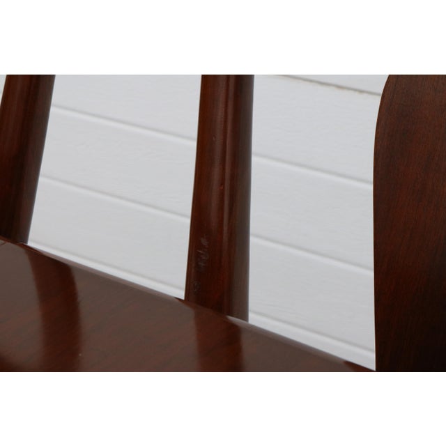 1979 Ethan Allen Georgian Court Queen Anne Style Dining Table and Chairs - Set of 7 For Sale - Image 12 of 18