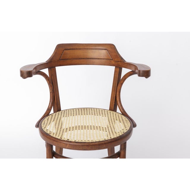 Vintage bentwood desk chair dating back to the 1950s. Unknown manufacturer, most likely produced in Austria. The chair...
