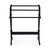 Traditional Newhouse 29.25 in. W Rectangular Wood 3 Rail Traditional Blanket Stand, Black Licorice For Sale - Image 3 of 7