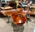 Contemporary Live Edge Wood Dining Table With Resin Top, Organic Free-Form Design For Sale - Image 3 of 8