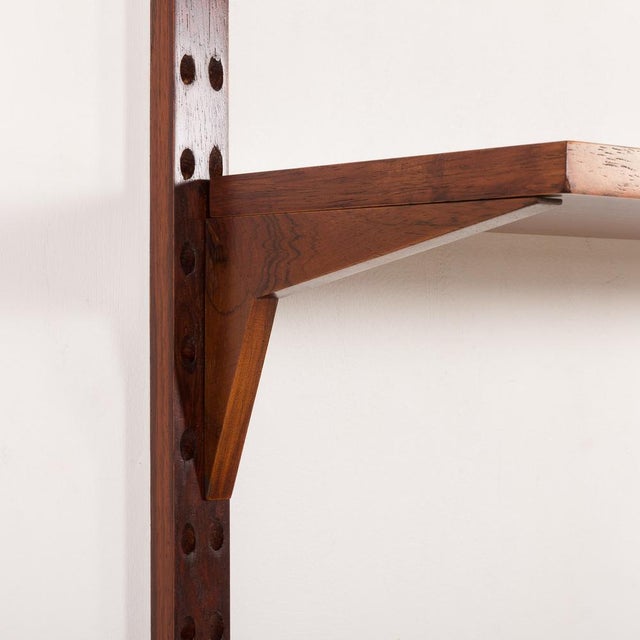 Shelving Wall Unit with Extendable Desk by Poul Cadovius for Cado, 1960s, Set of 5 For Sale - Image 9 of 15